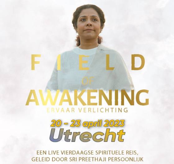 Spirituele agenda - Field of Awakening, live met Sri Preethaji