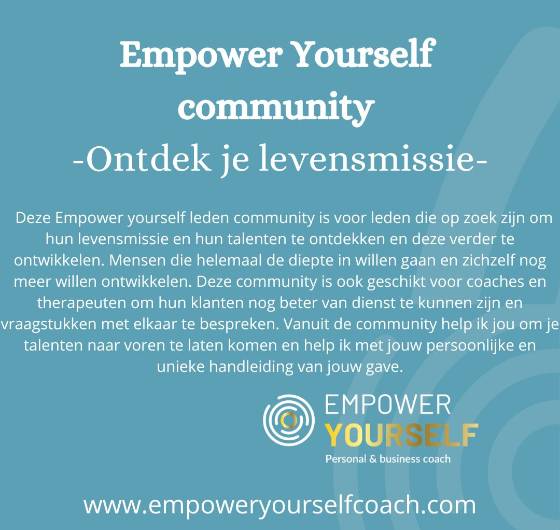 Spirituele agenda - Empower Yourself community